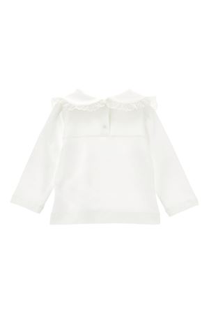 white cotton blouse MONNALISA KIDS | 31F60362020001